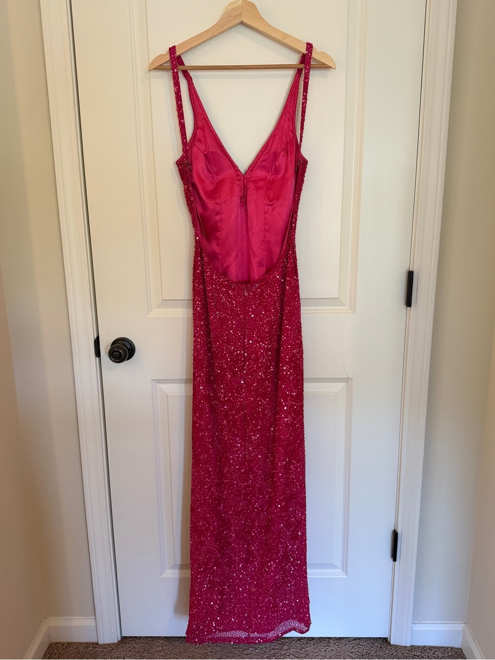 Stunning Vintage “Designed for Legends” Beaded Prom Gown